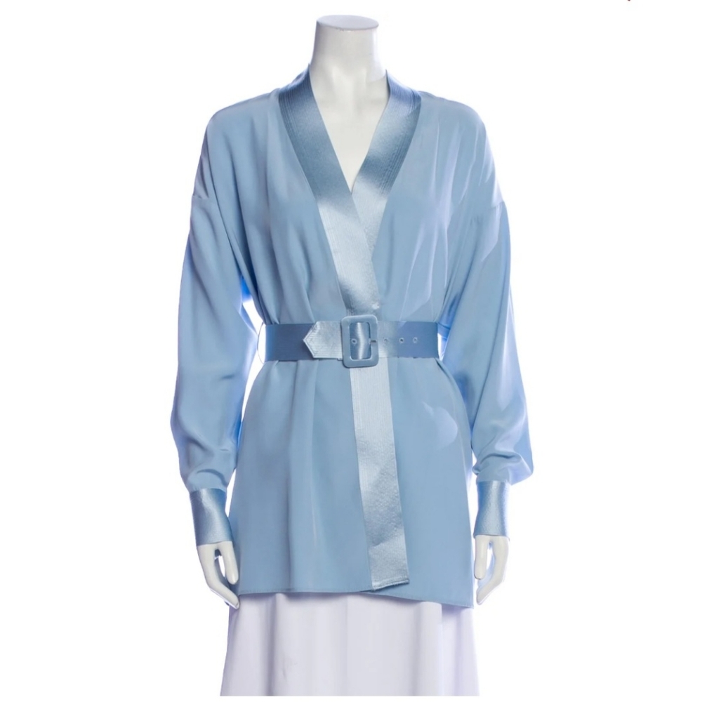 Fleur Du Mal Silk Tunic with belt